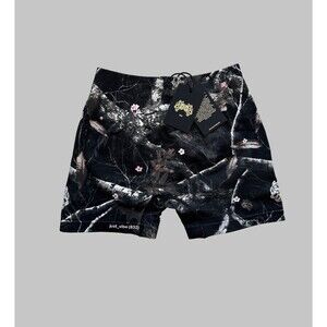 Darc Sport SHE Dual Wolf Everson Seamless Blossom Camo Shorts Women’s Medium NWT